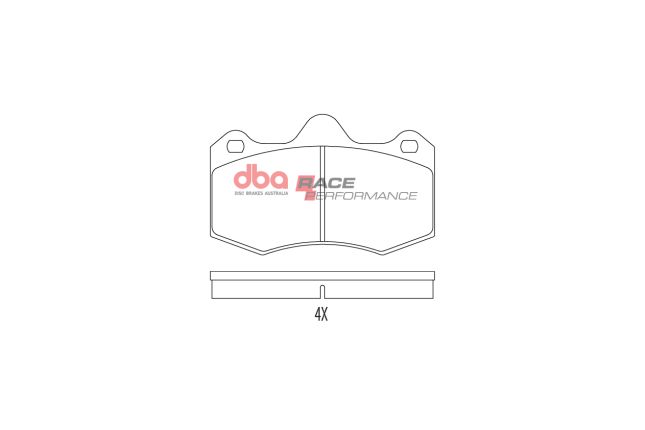 DBA - DB1938RP - DBA Racing Performance Brake Pads; Rear