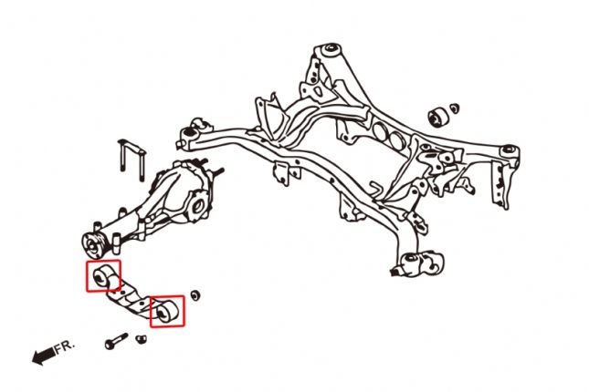 Hardrace – Tagasilla tala puks Subaru