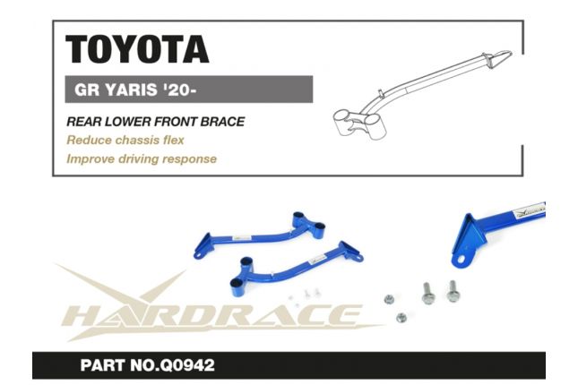 Hardrace - Toyota Yarise / Vitz tagumine alumine esilatt