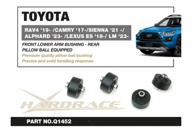 Hardrace - Front Lower Arm Bushing - Rear Toyota, Lexus