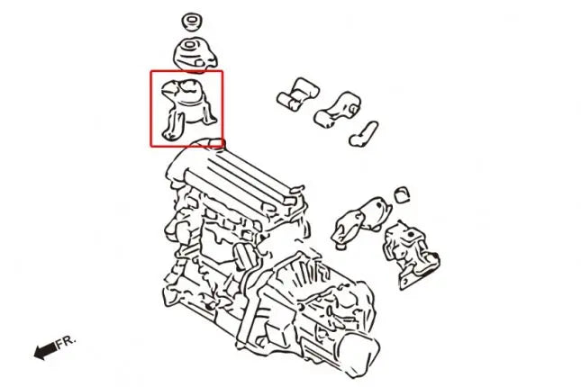 Hardrace - Harden Engine Mount Mazda 6