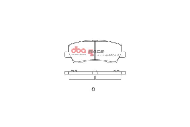 DBA - DB9022RP - DBA Racing Performance Brake Pads; Rear