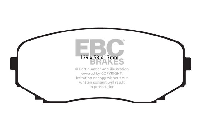 EBC - DP1794 - EBC Ultimax Brake Pads; Front