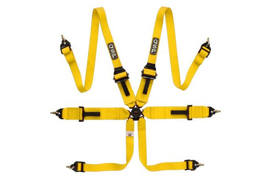 QSP - 6-punkti turvarihmad FHR Touring FIA - Kollane