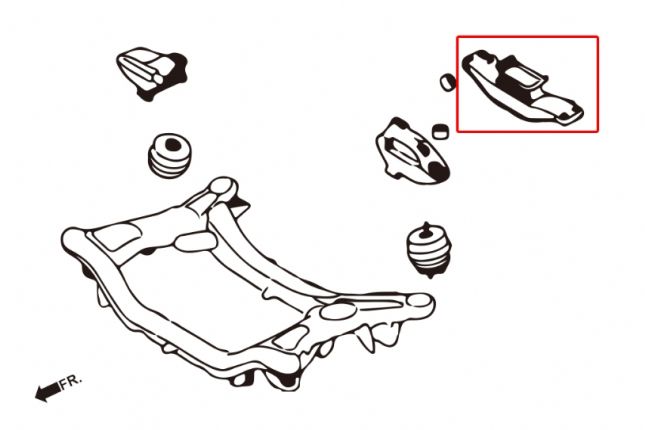 Hardrace - Harden käigukasti kinnitus Hyundai Genesis kupee jaoks