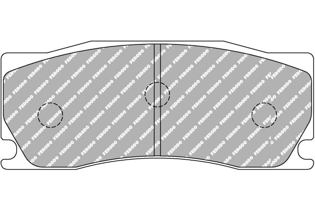 Ferodo - FER-FRP3134H - Ferodo DS2500 piduriklotsid; Esiosa