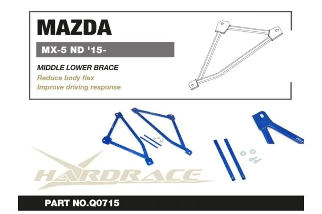 Hardrace - Middle Lower Brace Mazda MX-5 Miata