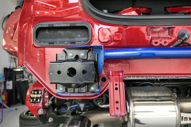 Hardrace - Rear End Brace Toyota Yaris / vitz