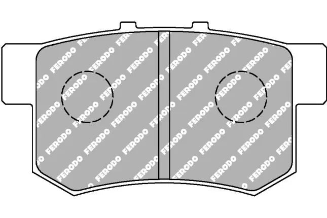 Ferodo - FER-FCP956H - Ferodo DS2500 Brake Pads; Rear