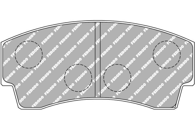 Ferodo - FER-FRP219R - Ferodo DS3000 piduriklotsid; ees/taga