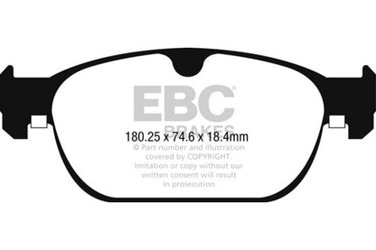 EBC - DPX2260 - EBC Ultimax Brake Pads; Front