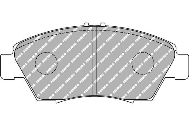 Ferodo - FDS776 - Ferodo DS Performance Brake Pads; Front