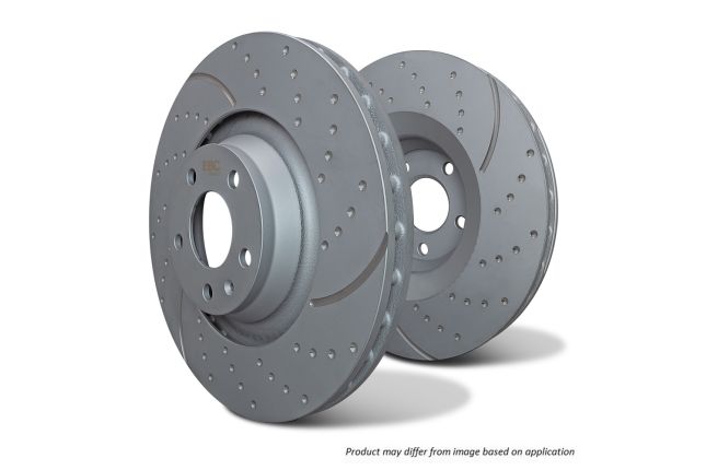 EBC - GD1850 - EBC GD lohk- ja soontega pidurikettad; ees
