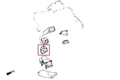 Hardrace - Harden Engine Mount Lexus GS, SC, Toyota Aristo