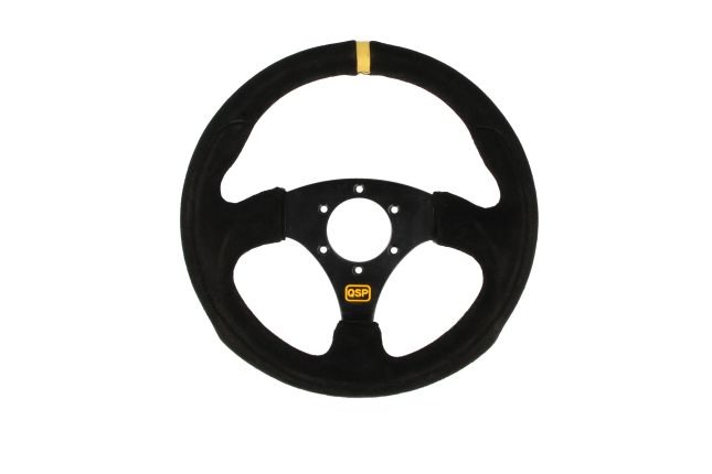 QSP - sports steering wheel suede - 300 mm - flat