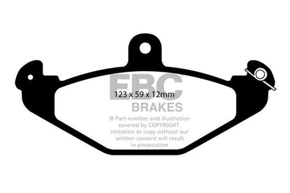 EBC - DP5885/2B - EBC Bluestuff B piduriklotsid; tagumised
