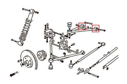 Hardrace - Tagumise ülemise õõtsa puks Lotus Elise, Exige