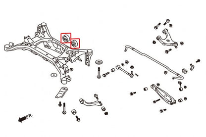 Hardrace - Tagumise diferentsiaali puks Scion FR-S, Subaru BRZ, Toyota 86