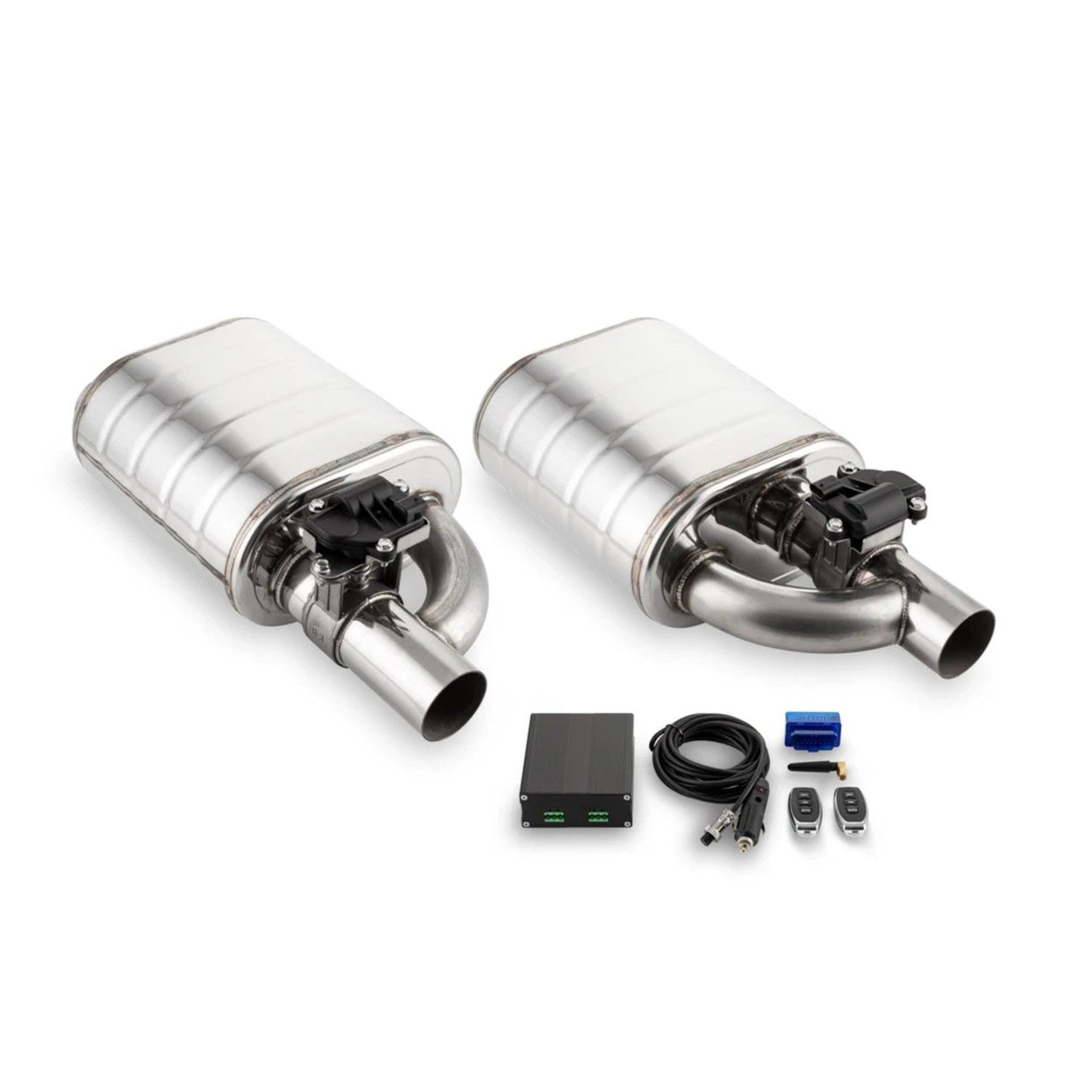 Straightflow - Muffler+valve Remote In-63 140/240mm L-240mm Left/Right - SFT-18966 - SFM006L/R