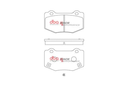DBA - DB8943RP - DBA Racing Performance Brake Pads; Front