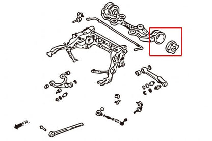 Hardrace - Rear Diff Mount Bushing Mazda RX-7