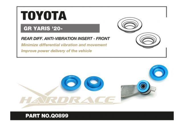 Hardrace - Tagumise diferentsiaali vibratsioonivastane sisend - eesmine Toyota Yaris / Vitz