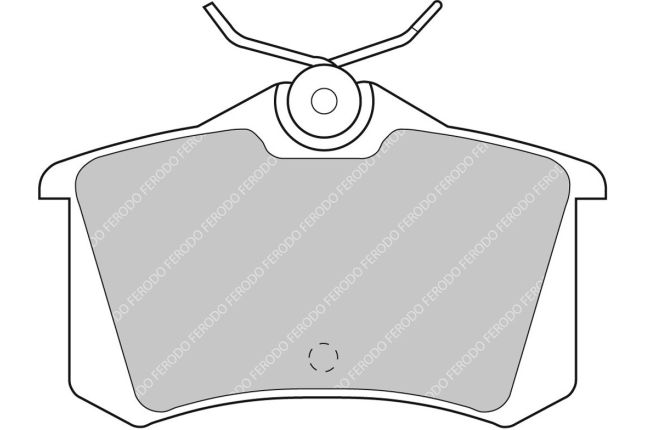 Ferodo - FER-FCP726H - Ferodo DS2500 piduriklotsid; taga