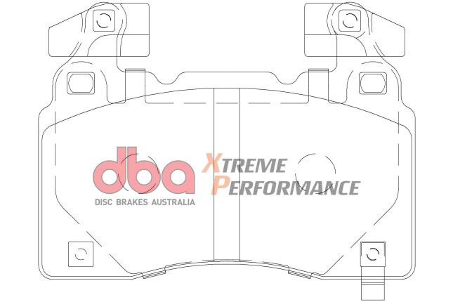 DBA - DB2358AXP - DBA Xtreme Performance piduriklotsid; Esi