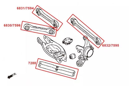 Rear Upper Arm Bmw 1 Series, 3 Series, X1