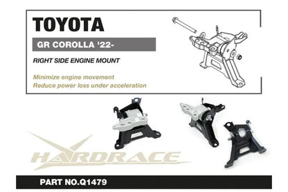 Hardrace - Right Side Engine Mount Toyota Corolla/altis/auris