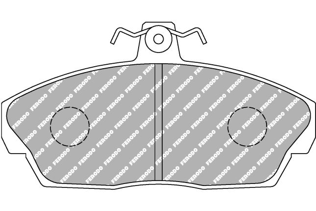 Ferodo - FDS613 - Ferodo DS Performance Brake Pads; Front
