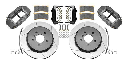 Wilwood - 140-16017 - Wilwood Big Brake Kit - Rear - 330x25mm Bi-Slotted - Superlite 4R Anodized - WIL-140-16017