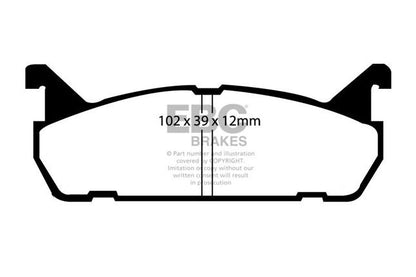 EBC - DP5828B - EBC Bluestuff B piduriklotsid; tagumised