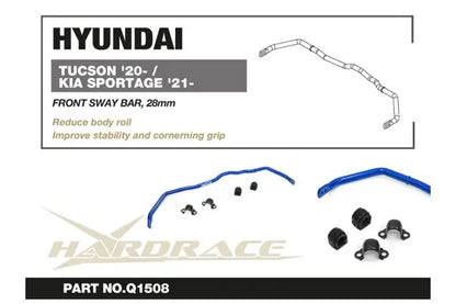 Hardrace - Front Sway Bar Hyundai Tucson, Kia Sportage