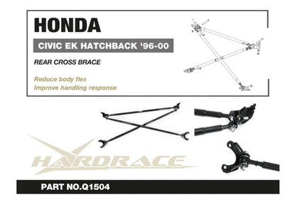 Hardrace - Rear Cross Brace Honda Civic