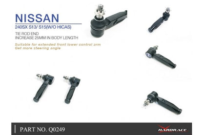 Hardrace - Tie Rod Ends Nissan 240SX