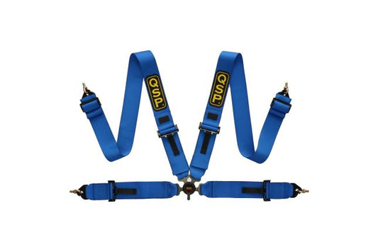 QSP - Seat Belt 4-P 3/3 - NON FIA - Blue