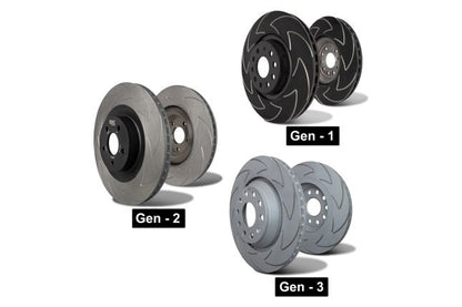EBC - BSD895 - EBC BSD Slotted Brake Discs; Front