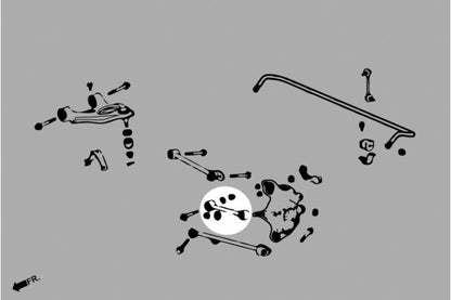 Hardrace - Rear Toe Control Arm Honda Accord