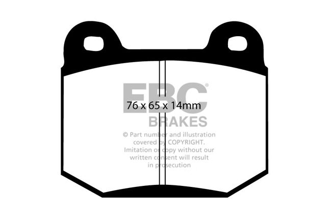 EBC - DP41538R - EBC Yellowstuff piduriklotsid; tagumised