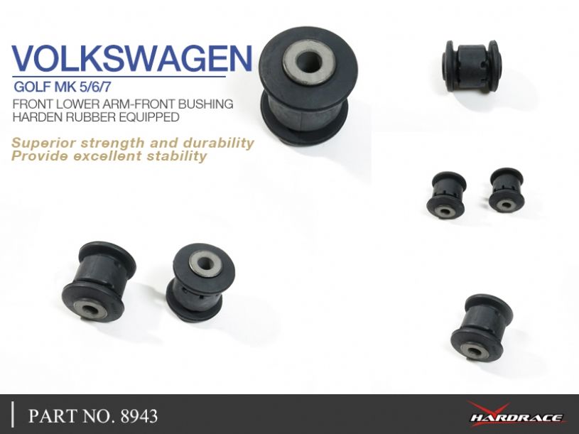 Hardrace - Front Lower Arm-front Bushing Audi, Skoda, Volkswagen - 8943