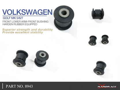 Hardrace - Front Lower Arm-front Bushing Audi, Skoda, Volkswagen - 8943