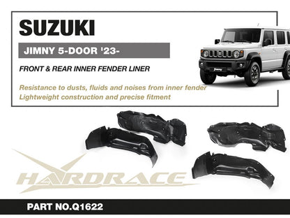 Hardrace - Front & Rear Inner Fender Liner Suzuki Jimny - Q1622