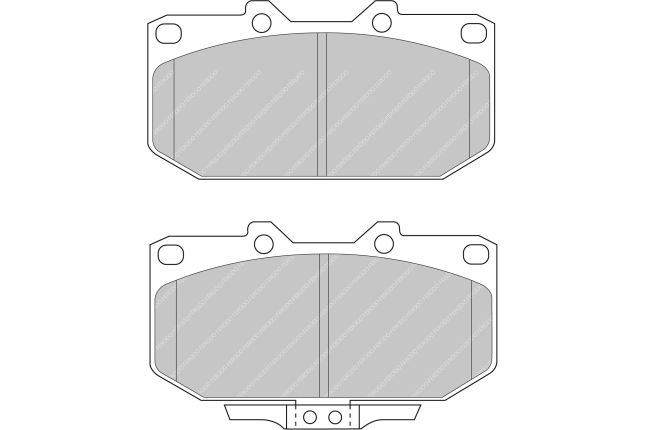 Ferodo - FDS986 - Ferodo DS Performance piduriklotsid; ees