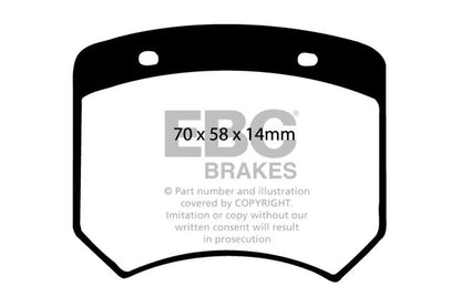 EBC - DP102 - EBC Ultimax piduriklotsid; ees