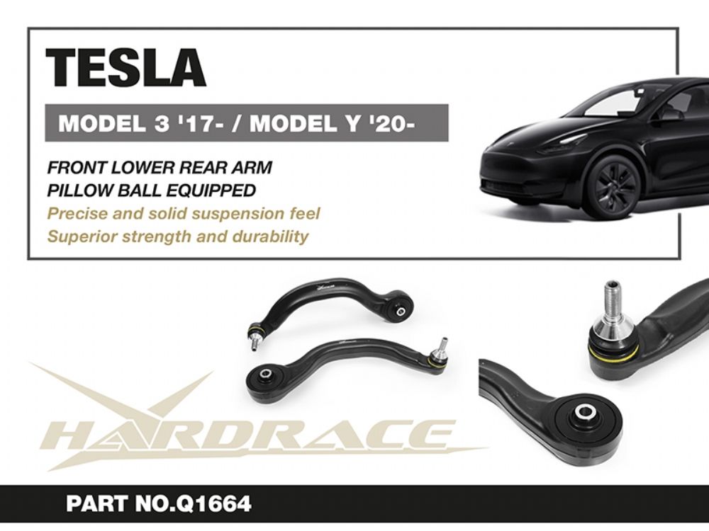 Hardrace - Front Lower Rear Arm Tesla MODEL 3, Model y
Hardrace
Be the first to review this product
Item #
Q1664