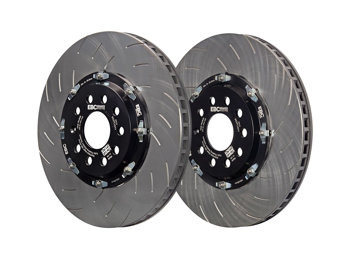 EBC - SG2FC1877 - EBC SG2FC 2-Piece Slotted Brake Discs; Front