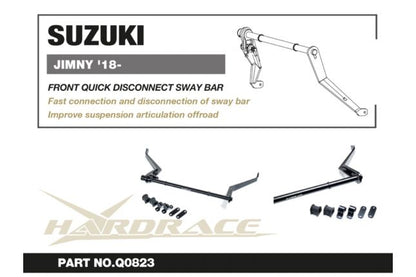 Hardrace - Front Quick Disconnect Sway Bar Suzuki Jimny