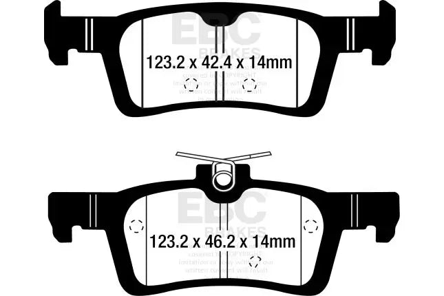 EBC - DP52319NDX - EBC Bluestuff Brake Pads; Rear