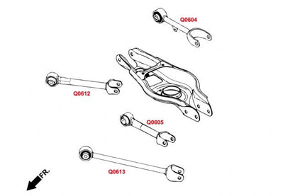 Rear Toe Kit Tesla Model 3